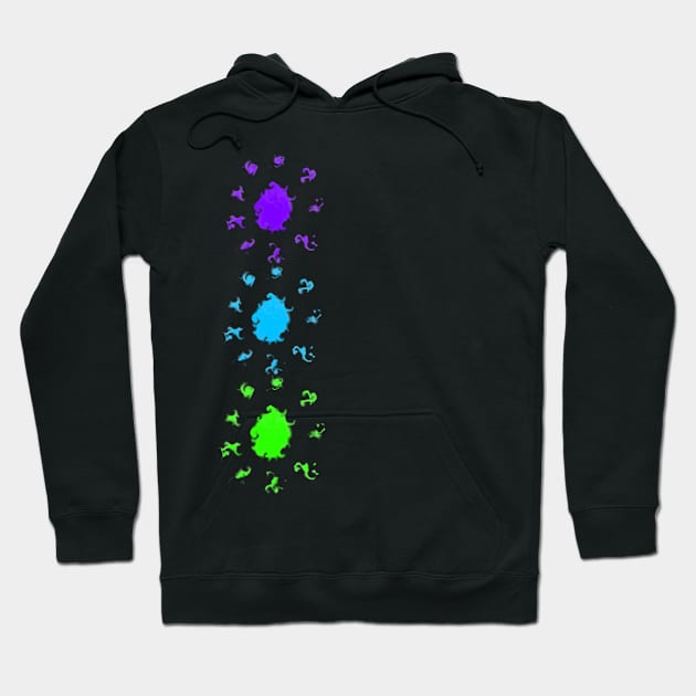 3 suns, 3 colors Hoodie by Eddga